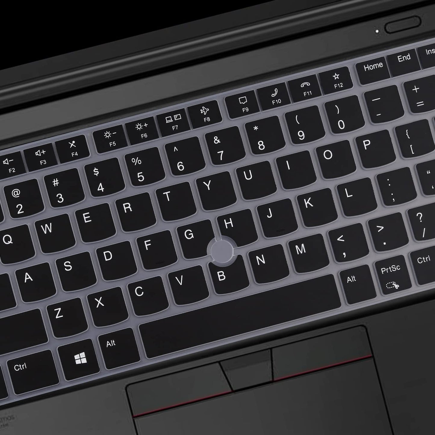 Keyboard Cover for Lenovo Thinkpad x1 Carbon Gen 11/10 14", ThinkPad X1 Yoga Gen 8/7, ThinkPad T14 T14s L14 P14s Gen 4/3, Thinkpad E14 Gen 6/5 (Not Fit T14 L14 P14s Gen 6/5/3/2/1, E14 Gen 7)-Black