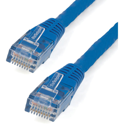 StarTech 6ft CAT6 Ethernet Cable - White CAT 6 Gigabit Ethernet Wire -250Mhz 100W PoE RJ45 UTP Molded Network Patch Cord with Strain Relief (C6PATCH6WH)