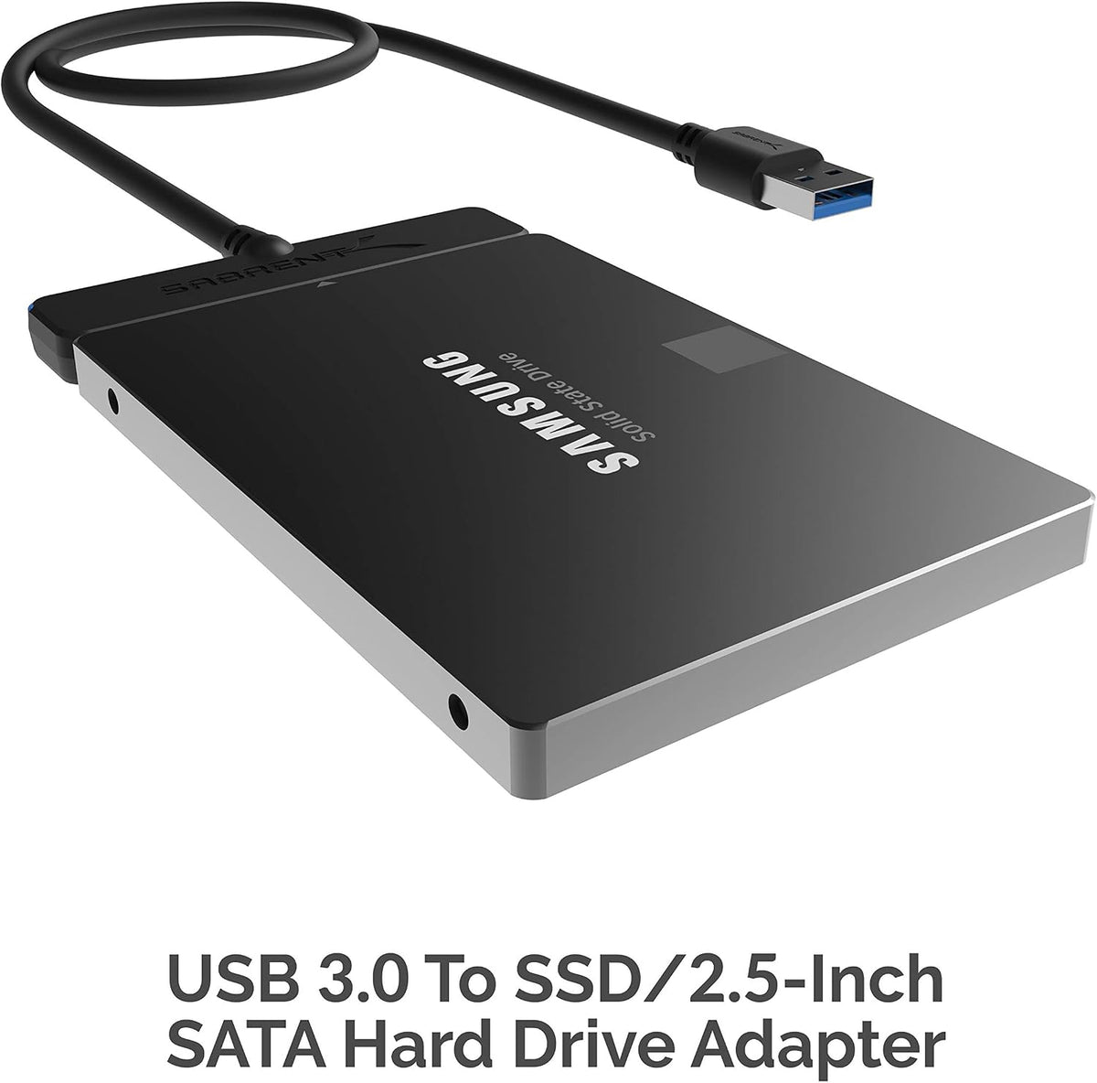 SABRENT USB 3.0 to 2.5in SATA Adapter Cable for SSD & HDD, UASP (EC-SSHD)