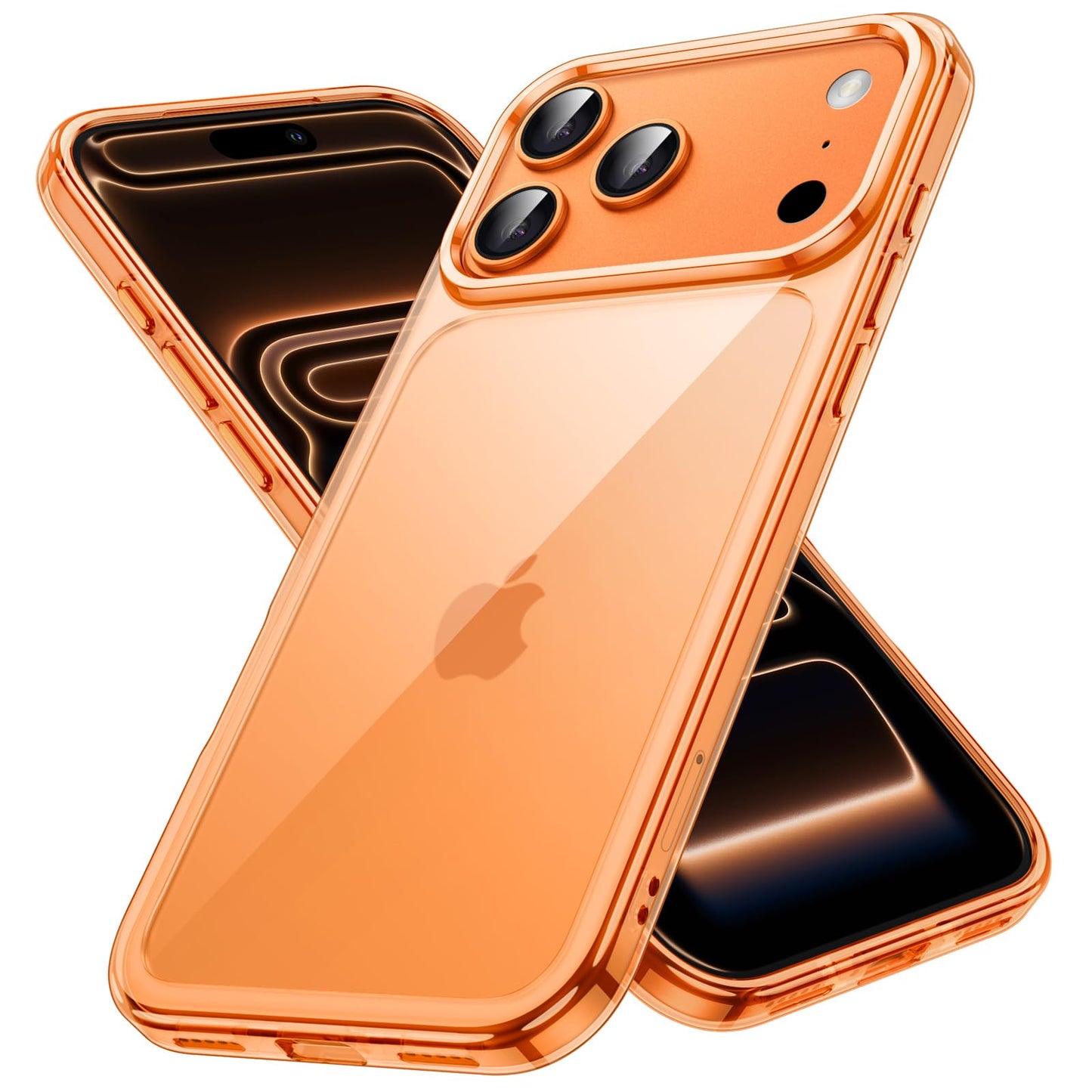 JETech Case for iPhone 17 Pro Max 6.9-Inch, Non-Yellowing Shockproof Phone Bumper Cover, Anti-Scratch Clear Back (Clear)