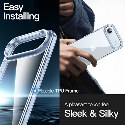 JETech Case for iPhone 17 Pro Max 6.9-Inch, Non-Yellowing Shockproof Phone Bumper Cover, Anti-Scratch Clear Back (Clear)