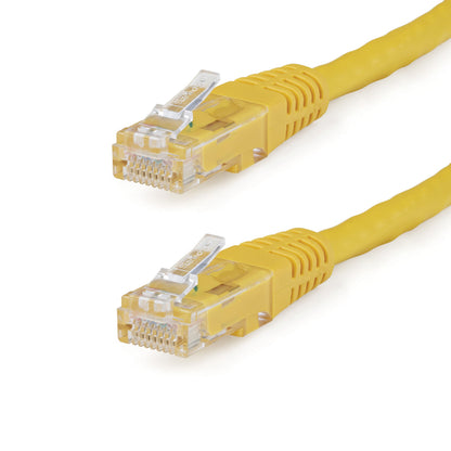 StarTech 6ft CAT6 Ethernet Cable - White CAT 6 Gigabit Ethernet Wire -250Mhz 100W PoE RJ45 UTP Molded Network Patch Cord with Strain Relief (C6PATCH6WH)