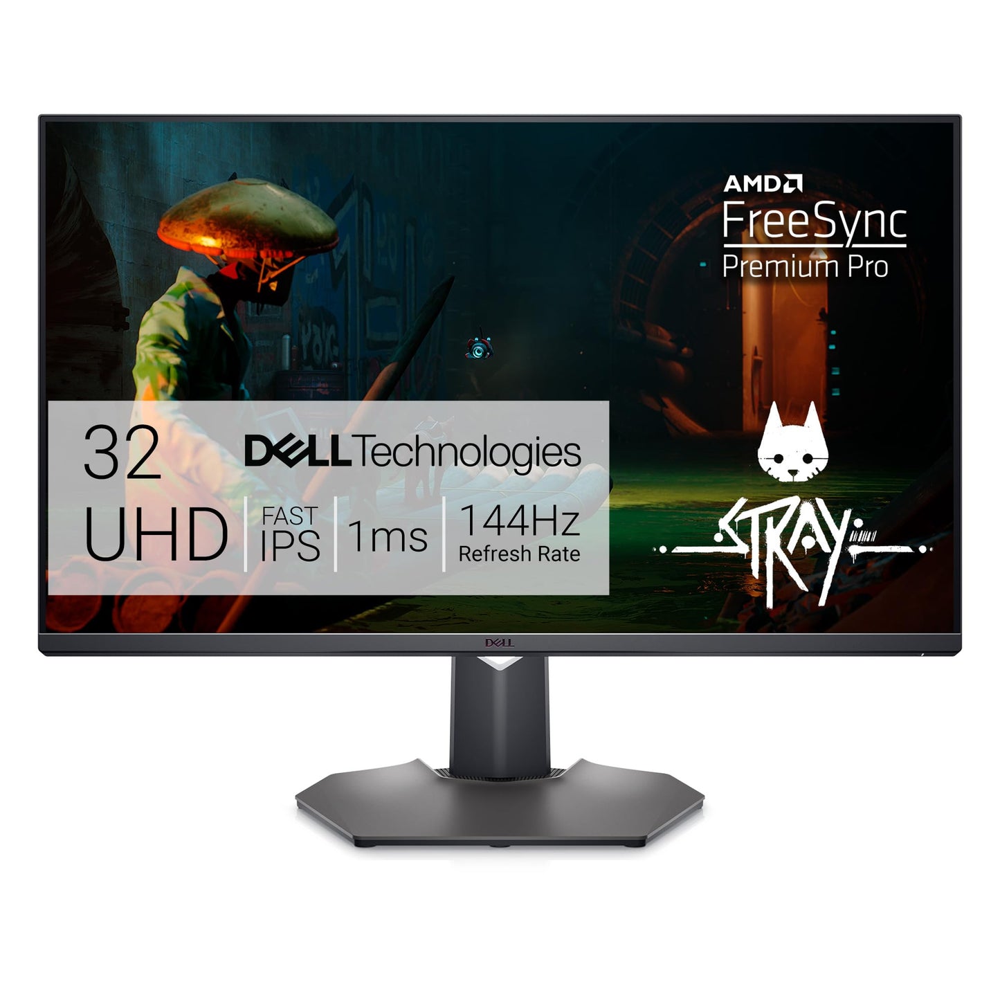 Dell S2722DGM Curved Gaming Monitor - 27-inch QHD (2560 x 1440) 1500R Curved Display, 165Hz Refresh Rate (DisplayPort), HDMI/DisplayPort Connectivity, Height/Tilt Adjustability - Black