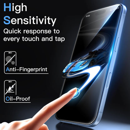 JETech Full Coverage Screen Protector for iPhone 17e (2026) / iPhone 16e, 9H Tempered Glass Film, Case-Friendly, HD Clear, 6.1-Inch Display, 3-Pack