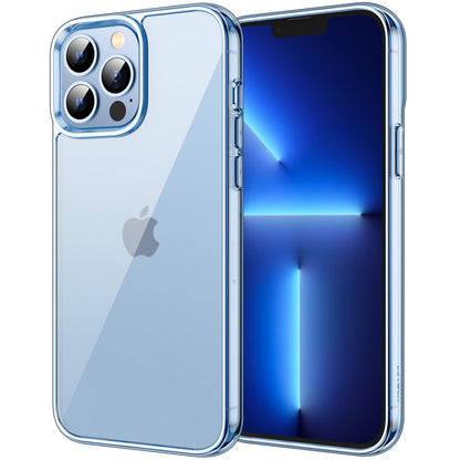 JETech Case for iPhone 13 Pro Max 6.7-Inch, Non-Yellowing Shockproof Phone Bumper Cover, Anti-Scratch Clear Back (Clear)