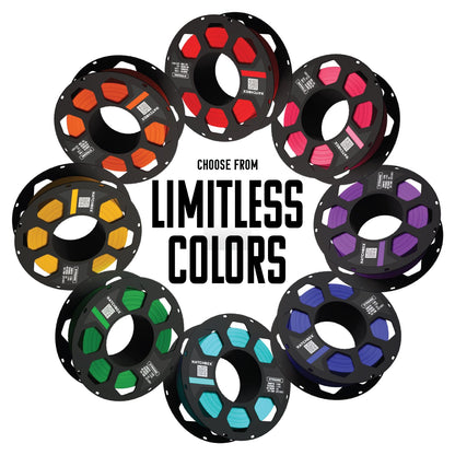 HATCHBOX 1.75mm Black PLA 3D Printer Filament, 1 KG Spool, Dimensional Accuracy +/- 0.03 mm, 3D Printing Filament