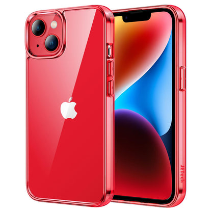 JETech Case for iPhone 14 6.1-Inch, Non-Yellowing Shockproof Phone Bumper Cover, Anti-Scratch Clear Back (Clear)