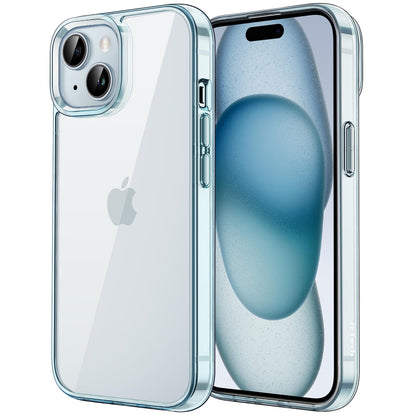 JETech Case for iPhone 15 6.1-Inch, Non-Yellowing Shockproof Phone Bumper Cover, Anti-Scratch Clear Back (Clear)