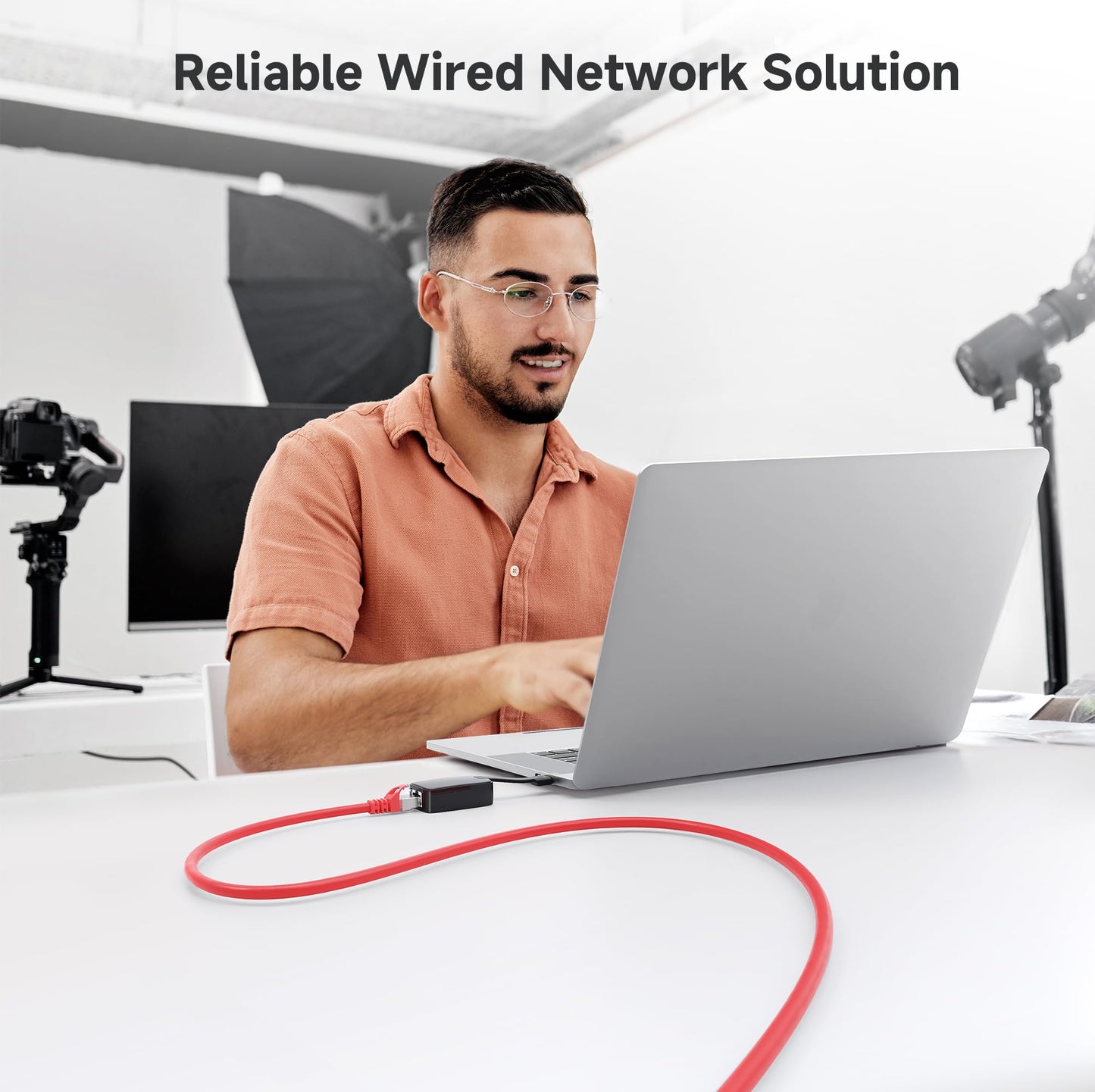 Cable Matters 10Gbps Snagless Shielded Cat 6A Ethernet Cable - 50ft, Cat 6A Cable, Cat6A Cord, Ethernet Cord, Black