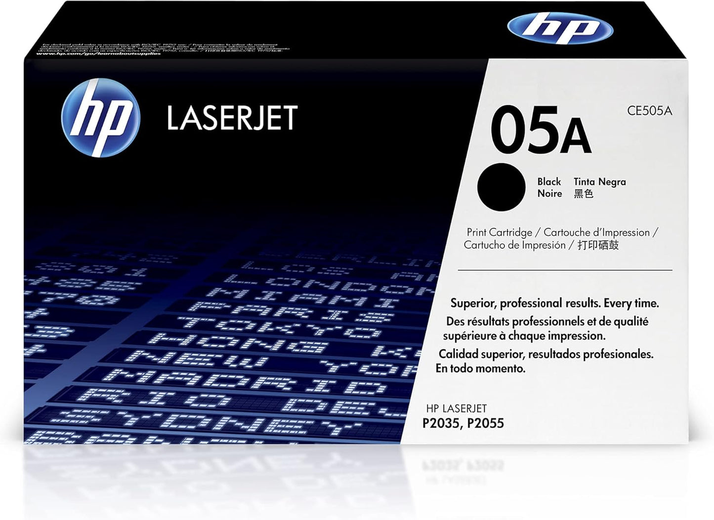 HP 05A Black Toner Cartridge | Works Laserjet P2035, P2055 Series | CE505A