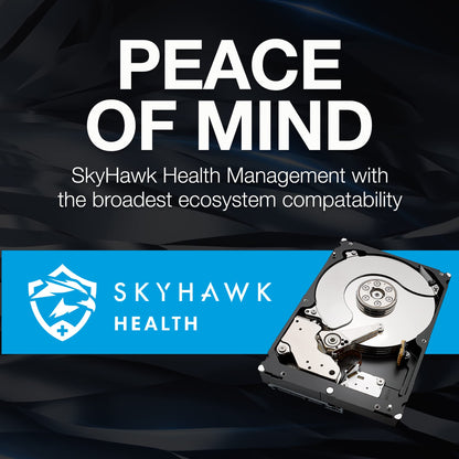 Seagate Skyhawk 4TB Video Internal Hard Drive HDD – 3.5 Inch SATA 6Gb/s 64MB Cache for DVR NVR Security Camera System with Drive Health Management and in-House Rescue Services (ST4000VXZ16/016)