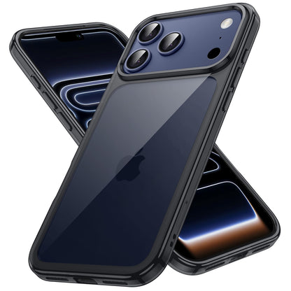 JETech Case for iPhone 17 Pro Max 6.9-Inch, Non-Yellowing Shockproof Phone Bumper Cover, Anti-Scratch Clear Back (Clear)