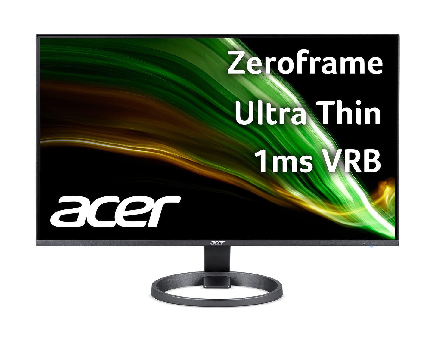 acer 23.8” Full HD 1920 x 1080 IPS Zero Frame Home Office Computer Monitor - 178° Wide View Angle - 16.7M - NTSC 72% Color Gamut - Low Blue Light - Tilt Compatible - VGA HDMI DVI R240HY bidx