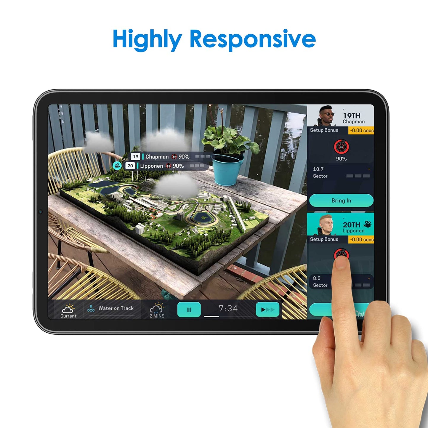 JETech Screen Protector for iPad (A16) 11th/10th Generation (2025/2022), 9H Tempered Glass Film, HD Clear, 2-Pack