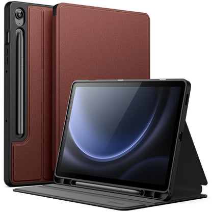 JETech Case for Samsung Galaxy Tab S10 Lite / S10 FE / S9 FE 10.9-Inch with S Pen Holder, Slim Folio Stand Protective Tablet Cover, Multi-Angle Viewing (Black)