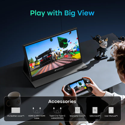 SANSUI 34-Inch Curved Gaming Monitor UWQHD 3440 x 1440P Up to 200Hz 165Hz Curved 1500R - PIP/PBP, OD 1ms, HDR, 300nits, sRGB 130%, DCI-P3 97%,AI Crosshair,HDMI2.1x2,DP1.4(Cable Included)