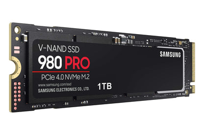 Samsung 980 PRO SSD 1TB PCIe 4.0 NVMe Gen 4 Gaming M.2 Internal Solid State Drive Memory Card, Maximum Speed, Thermal Control MZ-V8P1T0B/AM