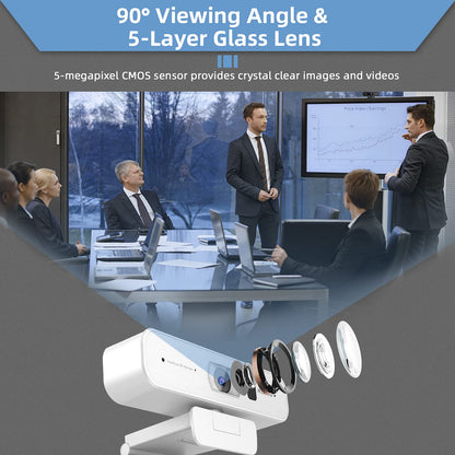 NexiGo N60 1080P Webcam with Microphone, Software Control & Privacy Cover, USB HD Computer Web Camera, Plug and Play, for Zoom/Skype/Teams, Conferencing and Video Calling