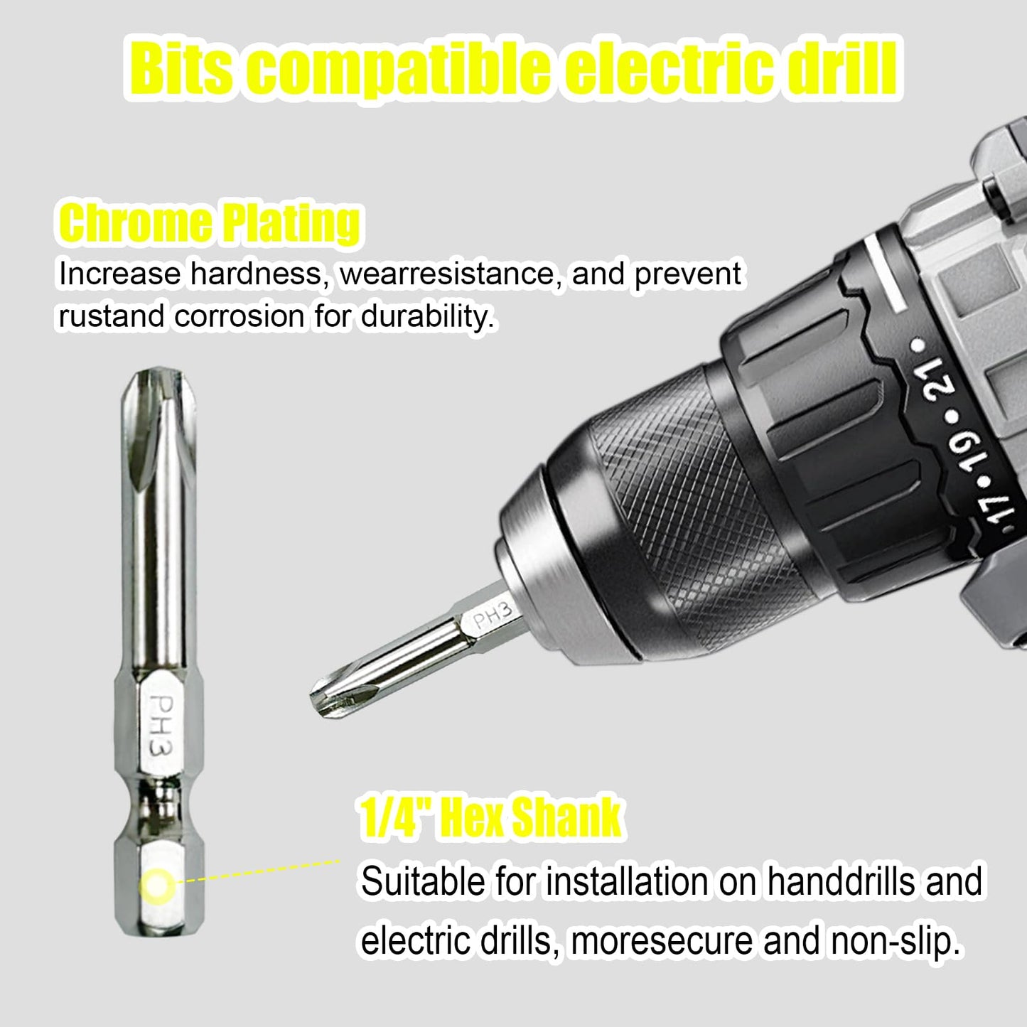Kaisi Screwdriver Set 12-in-1 Portable Multi Bit Screwdriver All in One Screw Driver with Phillips,Flat Head,Torx Security,Hex and 1/4 Nut Driver for Outdoor and Daily Repair Tools