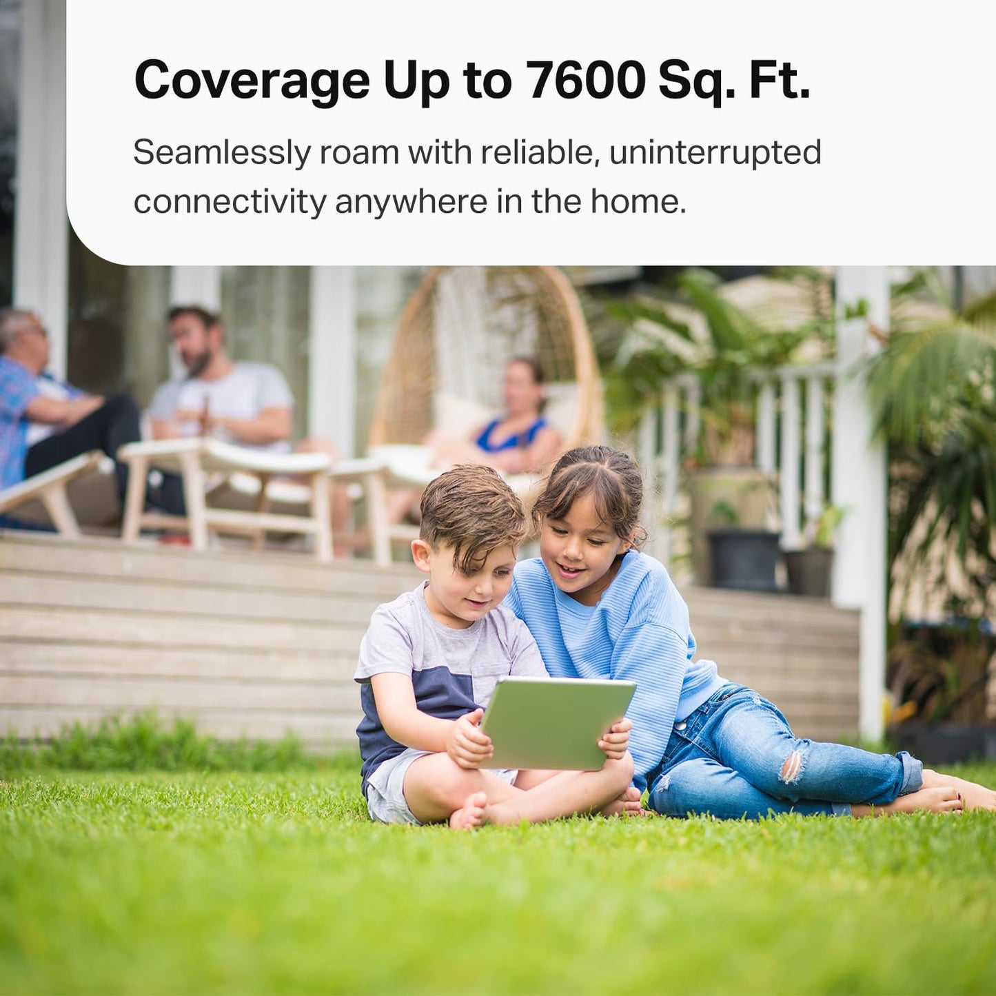 TP-Link Deco XE75 AXE5400 Tri-Band WiFi 6E Mesh System - Covers up to 5500 Sq.Ft, Replaces WiFi Router and Extender, AI-Driven Mesh, 6GHz Band, 2-Pack