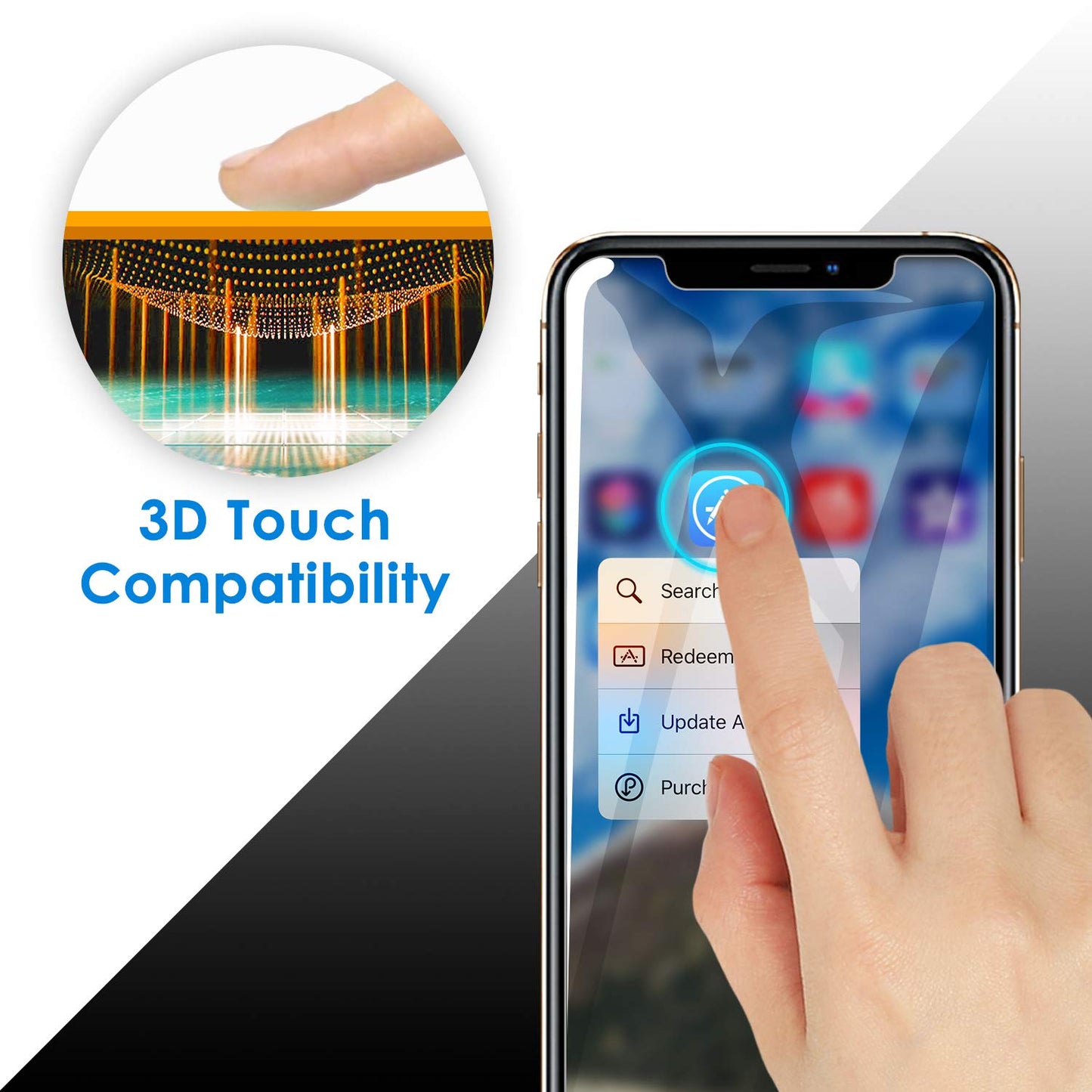 JETech Privacy Screen Protector for iPhone 17e (2026) / iPhone 16e / iPhone 13/13 Pro, Anti Spy Tempered Glass Film, 6.1-Inch Display, 2-Pack