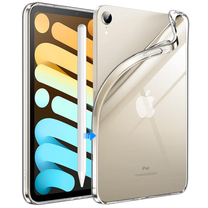 JETech Case for iPad Pro 11-Inch 2022/2021/2020 Model (4th/3rd/2nd Generation), Soft TPU Transparent Slim Shockproof Tablet Cover, Support Pencil 2nd Charging (Clear)