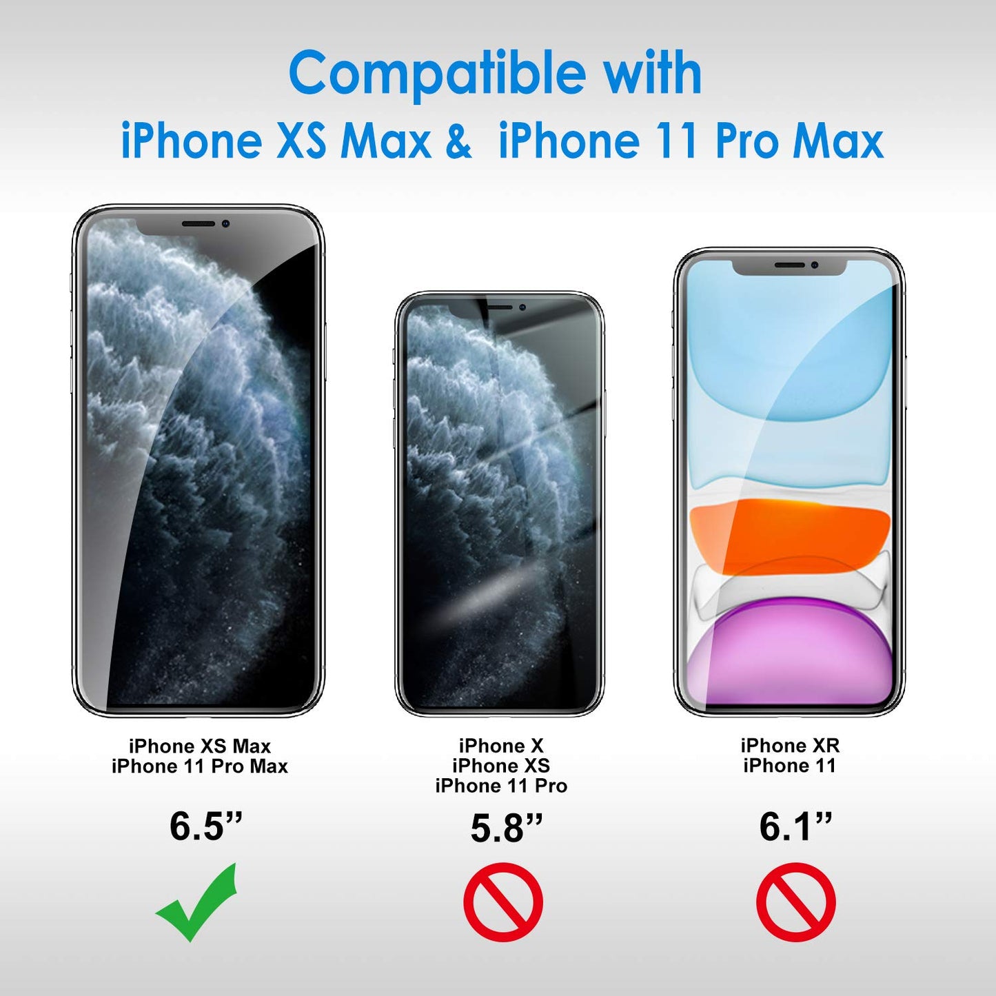 JETech Screen Protector for iPhone 8 Plus and iPhone 7 Plus 5.5-Inch, Tempered Glass Film, 2-Pack