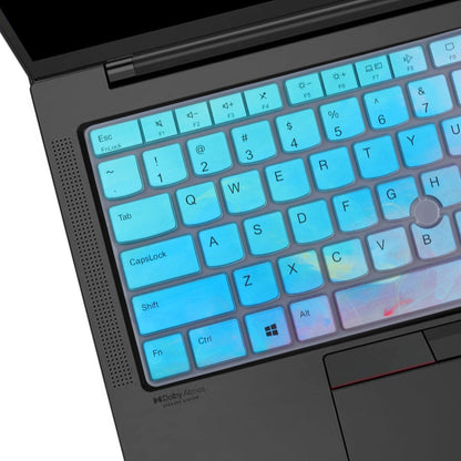 Keyboard Cover for Lenovo Thinkpad x1 Carbon Gen 11/10 14", ThinkPad X1 Yoga Gen 8/7, ThinkPad T14 T14s L14 P14s Gen 4/3, Thinkpad E14 Gen 6/5 (Not Fit T14 L14 P14s Gen 6/5/3/2/1, E14 Gen 7)-Black