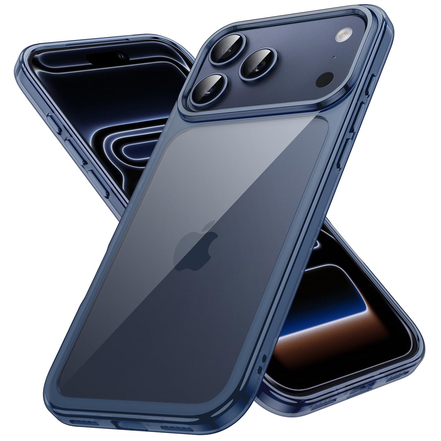 JETech Case for iPhone 17 Pro Max 6.9-Inch, Non-Yellowing Shockproof Phone Bumper Cover, Anti-Scratch Clear Back (Clear)