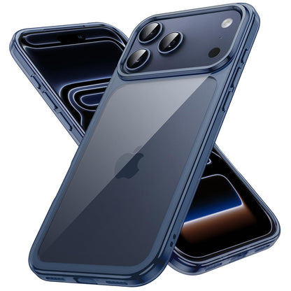 JETech Case for iPhone 17 Pro Max 6.9-Inch, Non-Yellowing Shockproof Phone Bumper Cover, Anti-Scratch Clear Back (Clear)