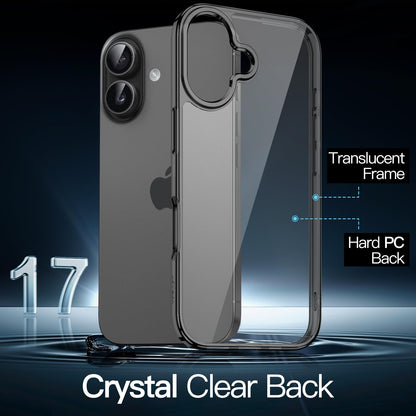 JETech Case for iPhone 17 Pro Max 6.9-Inch, Non-Yellowing Shockproof Phone Bumper Cover, Anti-Scratch Clear Back (Clear)