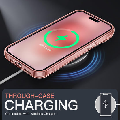 JETech Case for iPhone 15 6.1-Inch, Non-Yellowing Shockproof Phone Bumper Cover, Anti-Scratch Clear Back (Clear)