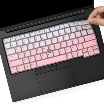 Keyboard Cover for Lenovo Thinkpad x1 Carbon Gen 11/10 14", ThinkPad X1 Yoga Gen 8/7, ThinkPad T14 T14s L14 P14s Gen 4/3, Thinkpad E14 Gen 6/5 (Not Fit T14 L14 P14s Gen 6/5/3/2/1, E14 Gen 7)-Black