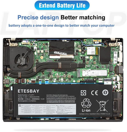 L17M3P71 Laptop Battery Compatible with Lenovo ThinkPad T480S Series Notebook L17L3P71 L17M3P72 01AV478 01AV480 01AV479 SB10K97621 SB10K97622 SB10K97620