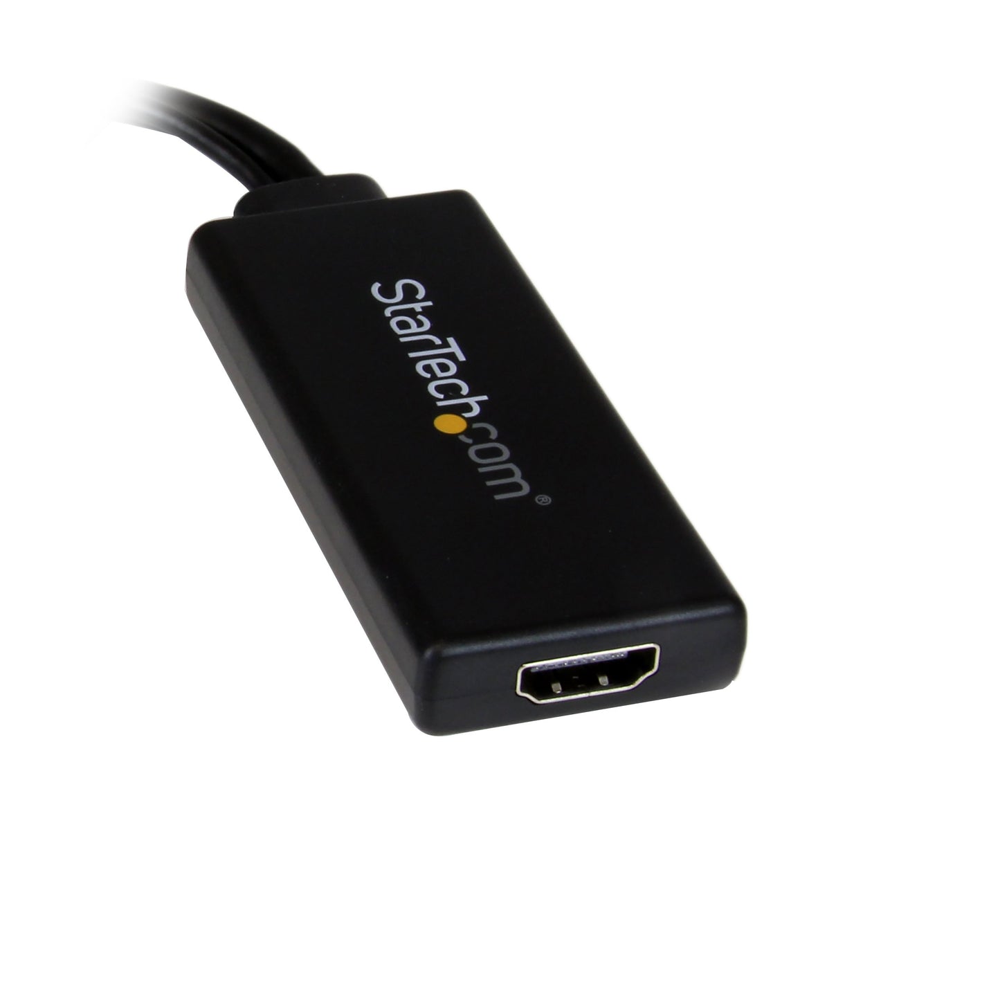 StarTech.com VGA to HDMI Adapter with USB Audio - VGA to HDMI Converter for Your Laptop / PC to HDTV - AV to HDMI Connector (VGA2HDU), Black