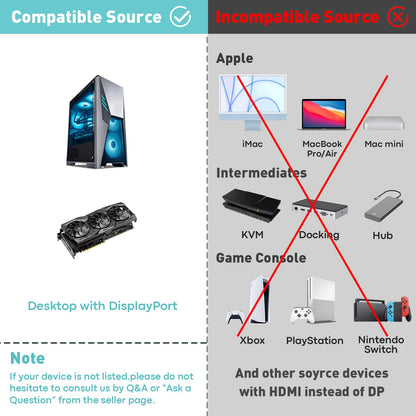 UANTIN 4K DisplayPort to HDMI Cable 6Ft, Uni-Directional Only, DP 1.2 (Source) to HDMI 1.4 (Display), 4K@30Hz, 2K@60Hz, Display Port Braided Cord for AMD, NVIDIA, Dell, Monitor