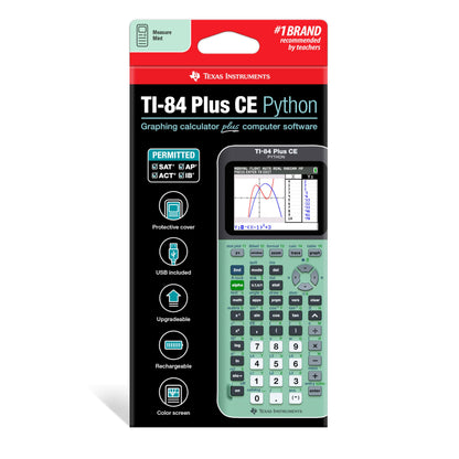 Texas Instruments TI-84 Plus CE Color Graphing Calculator, Black