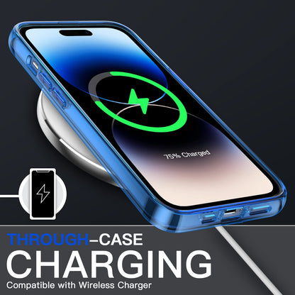 JETech Case for iPhone 14 6.1-Inch, Non-Yellowing Shockproof Phone Bumper Cover, Anti-Scratch Clear Back (Clear)