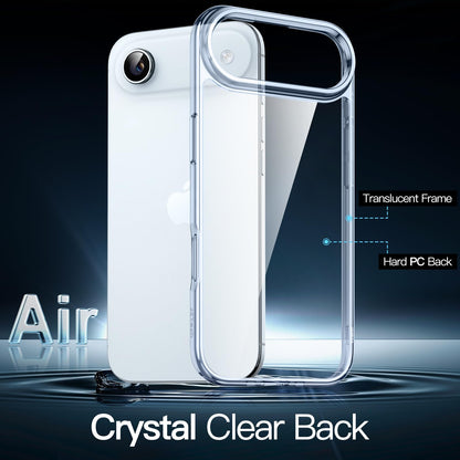 JETech Case for iPhone 17 Pro Max 6.9-Inch, Non-Yellowing Shockproof Phone Bumper Cover, Anti-Scratch Clear Back (Clear)