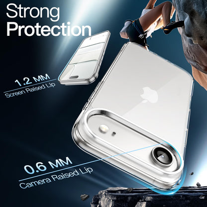 JETech Case for iPhone 17 Pro Max 6.9-Inch, Non-Yellowing Shockproof Phone Bumper Cover, Anti-Scratch Clear Back (Clear)