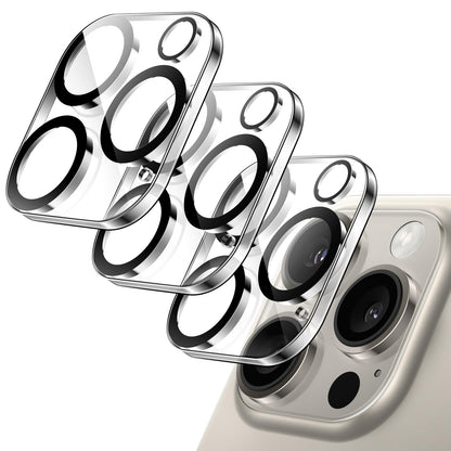 JETech Camera Lens Protector for iPhone 15 6.1-Inch and iPhone 15 Plus 6.7-Inch, 9H Tempered Glass, Anti-Scratch, Case Friendly, Does Not Affect Night Shots, HD Clear, 3-Pack