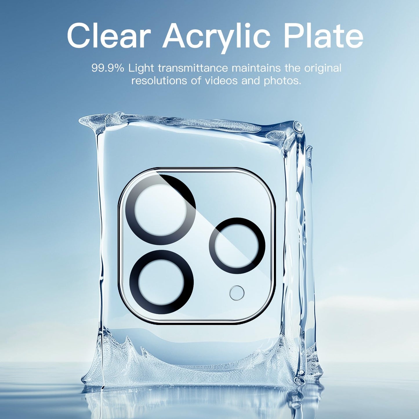 JETech Camera Lens Protector for iPad Pro 11-Inch M5/M4 and iPad Pro 13-Inch M5/M4, 9H Anti-Scratch HD Clear Tempered Glass, Full Coverage, Easy Installation, 3-Pack