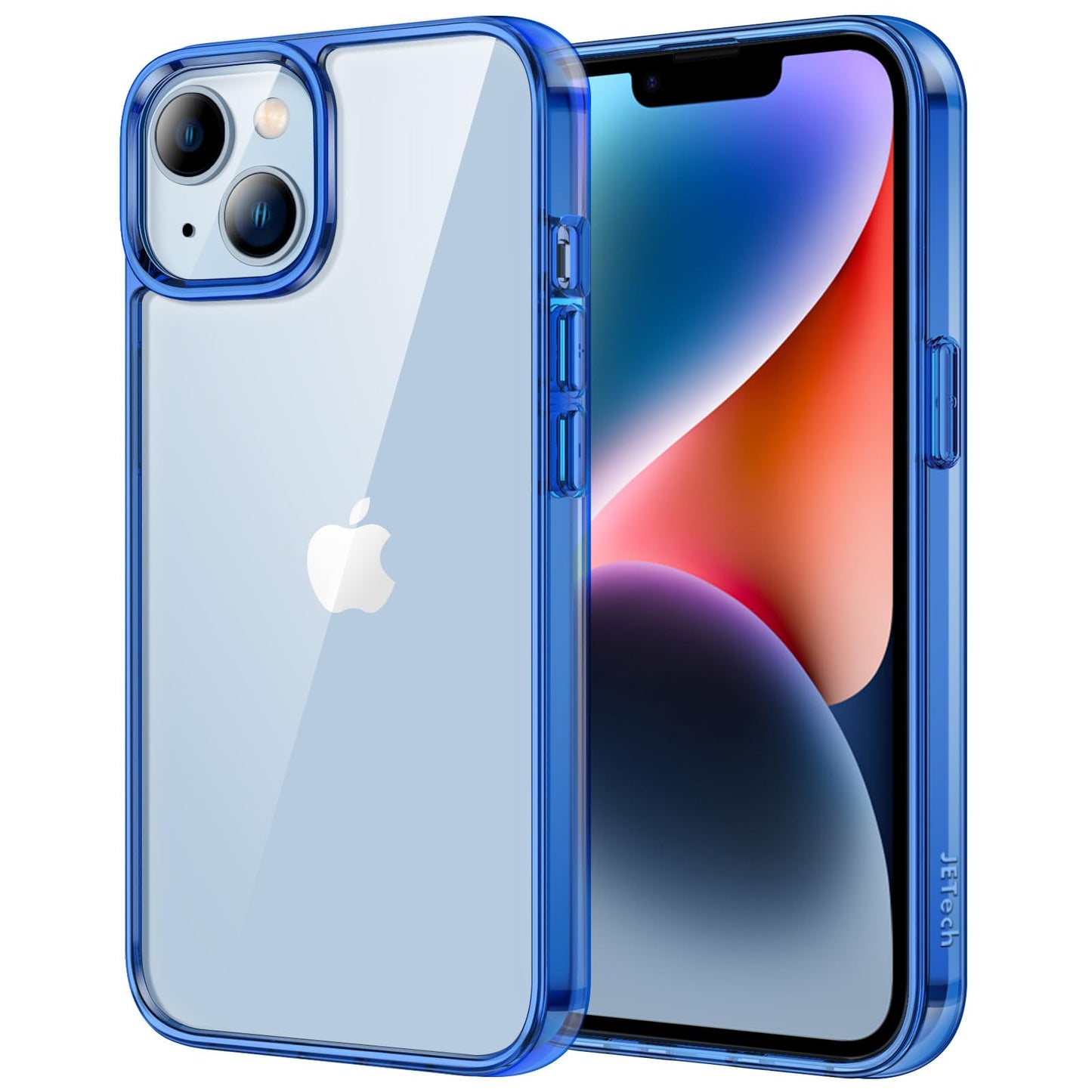JETech Case for iPhone 14 6.1-Inch, Non-Yellowing Shockproof Phone Bumper Cover, Anti-Scratch Clear Back (Clear)