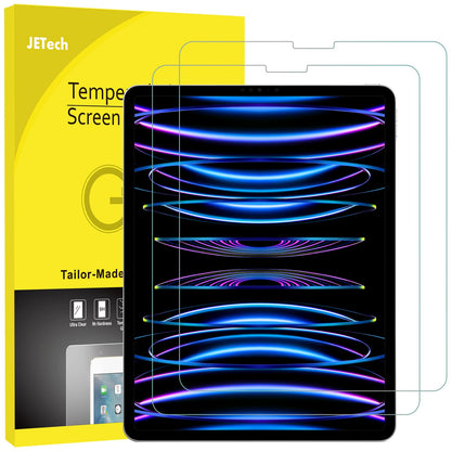 JETech Screen Protector for iPad (A16) 11th/10th Generation (2025/2022), 9H Tempered Glass Film, HD Clear, 2-Pack