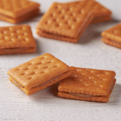 Austin Sandwich Crackers, Single Serve Snack Crackers, Office and Kids Snacks, Peanut Butter on Cheese (12 Trays, 96 Packs)
