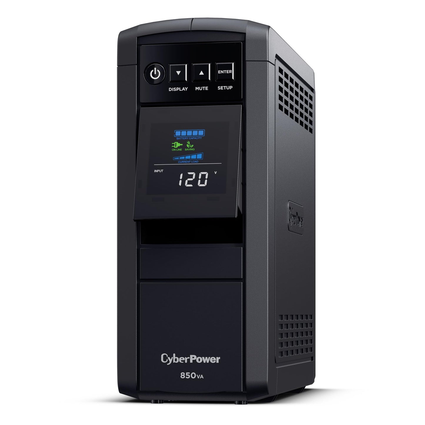 CyberPower CP1500PFCLCD PFC Sinewave UPS Battery Backup and Surge Protector, 1500VA/1000W, 12 Outlets, AVR, Mini Tower, UL Certified