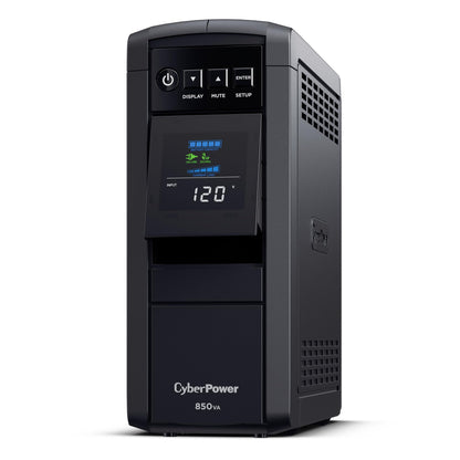 CyberPower CP1500PFCLCD PFC Sinewave UPS Battery Backup and Surge Protector, 1500VA/1000W, 12 Outlets, AVR, Mini Tower, UL Certified