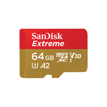 SANDISK 256GB Extreme microSD Card + Adapter, Up to 190MB/s Read Speeds