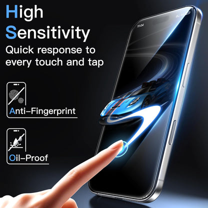 JETech Full Coverage Screen Protector for iPhone 17e (2026) / iPhone 16e, 9H Tempered Glass Film, Case-Friendly, HD Clear, 6.1-Inch Display, 3-Pack