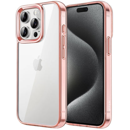 JETech Case for iPhone 15 6.1-Inch, Non-Yellowing Shockproof Phone Bumper Cover, Anti-Scratch Clear Back (Clear)